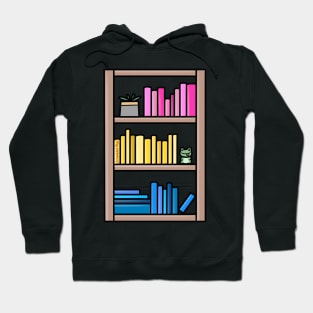 Subtle Pansexual Pride Bookcase Hoodie